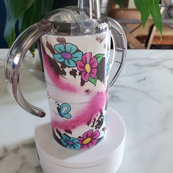 Baby Cow 12oz Sippy Cup with 2 lids - Picture 5 of 10